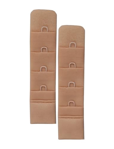 Skin Wrap Accessories BH Verlängerung 2er-Set BH Verschluss Erweiterung Bra Extender BH Verschluss Verlängerung 1er, 2er oder 3er Haken in Schwarz Weiß Haut von Skin Wrap