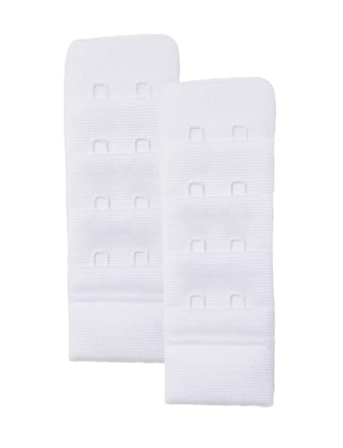 Skin Wrap Accessories BH Verlängerung 2er-Set BH Verschluss Erweiterung Bra Extender BH Verschluss Verlängerung 1er, 2er oder 3er Haken in Schwarz Weiß Haut von Skin Wrap