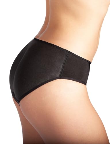 Skin Wrap Shapewear Damen - Po Push up Miederhose (S-XL) Body Shaper Damen Bauchweg Unterhose Damen - Figurformende Wäsche, Farbe:Schwarz (BK), Größe:S von Skin Wrap