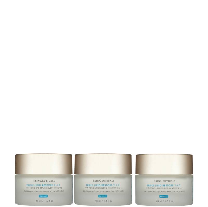 SkinCeuticals Triple Lipid Restore 2:4:2 Anti-Ageing Cream for Dry Skin 48ml (Three Pack) von SkinCeuticals
