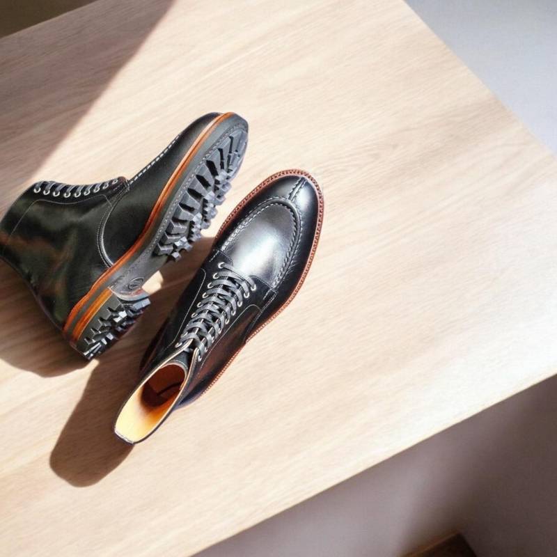 Handgefertigte Leder Chukka Boots Herren High Ankle Fashion von SkinCraftStoreArt