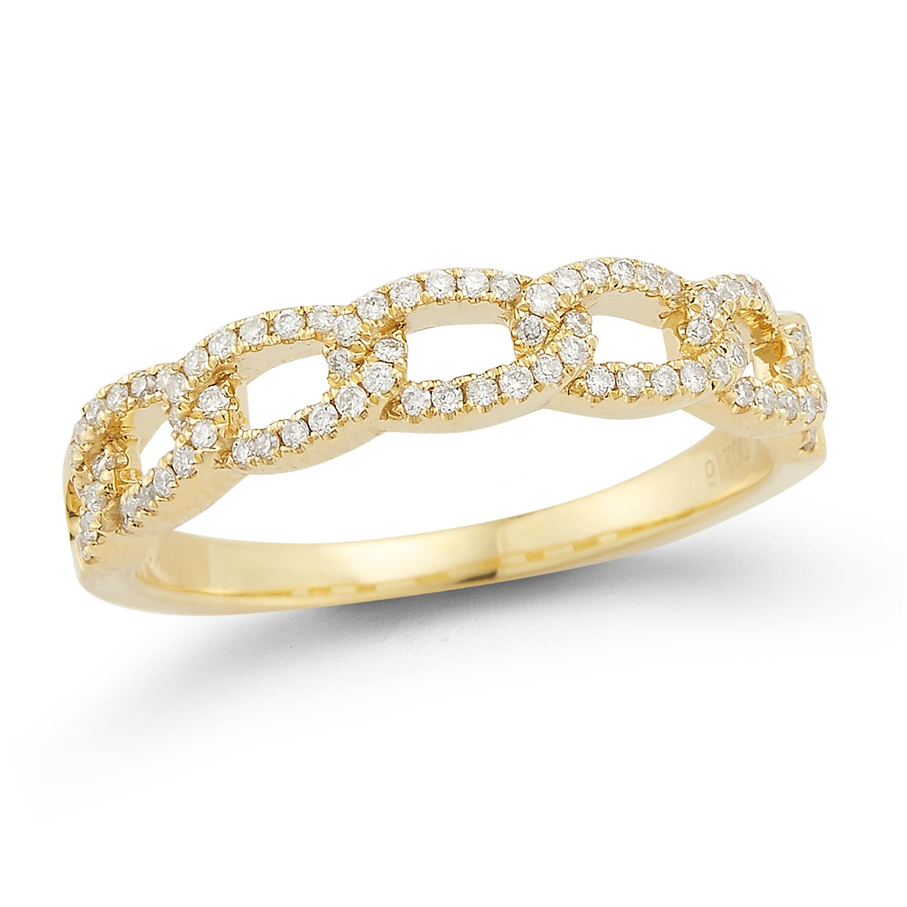 Dünner Kettenring Mit Natürlichem Diamant Und Natürlicher Diamant, Stapelring, Kettenring, Geschenk Für Sie, Feiner Schmuck Dünner Kettenring Mit Natürlichem Diamant Und Natürlicher Diamant, Stapelring, Kettenring, Geschenk Für Sie, Feiner Schmuck von SkinnyBling