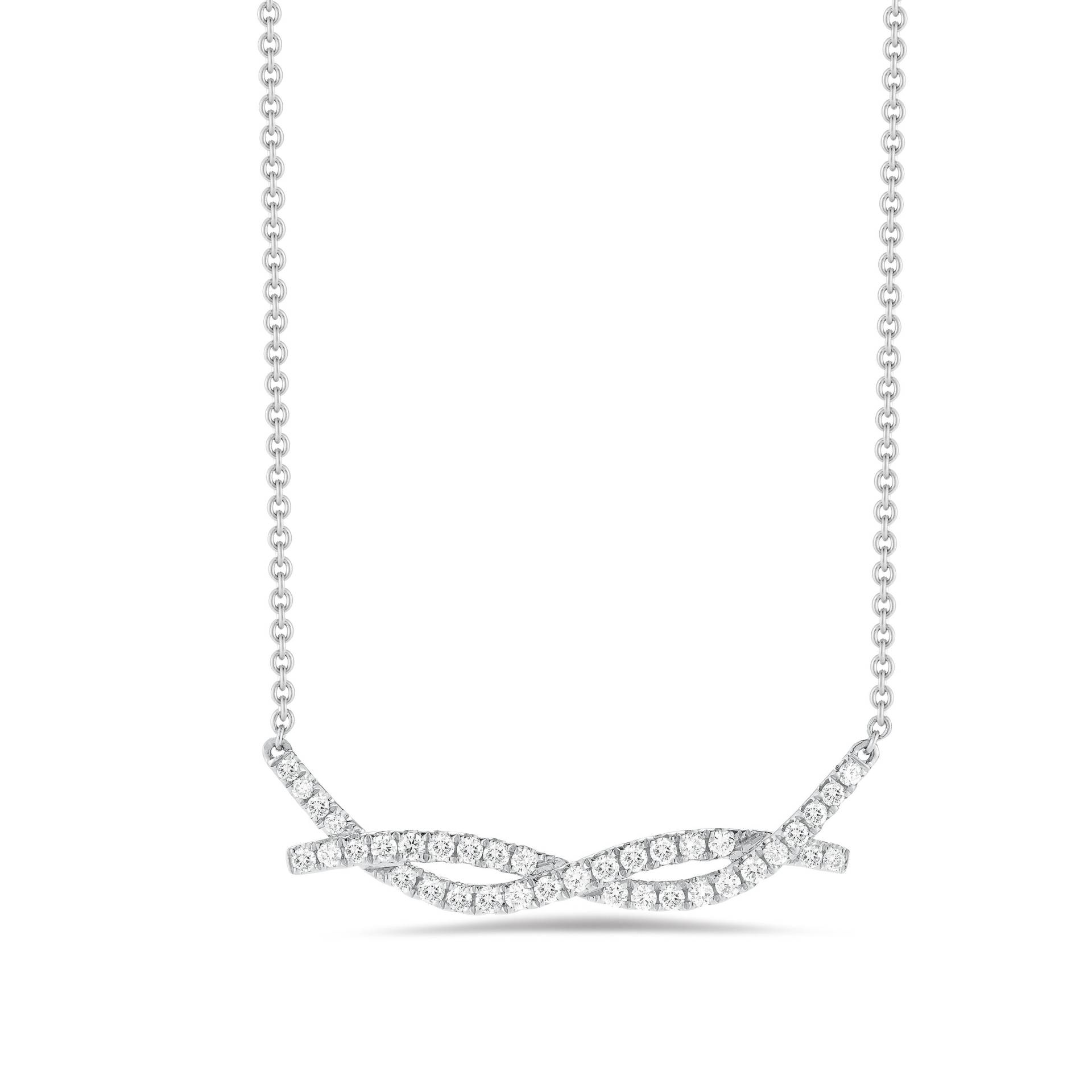 Love Knot Halskette, Gedrehte Diamant 585 Gelb-, Weiß-, Rotgold, Echte Diamanten, Feiner Schmuck Von Skinnybling Love Knot Halskette, Gedrehte Diamant 585 Gelb-, Weiß-, Rotgold, Echte Diamanten, Feiner Schmuck Von Skinnybling von SkinnyBling