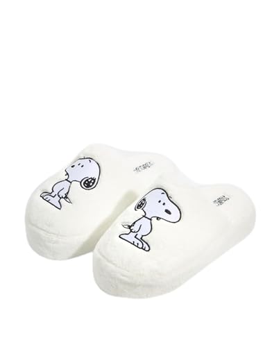 Skinnydip Snoopy X Pantoffeln Groß - Kunstpelz Hausschuhe Gesticktes Design, Komfortables Ultraweiches Innenfutter, mehrfarbig, Large Skinnydip Snoopy X Pantoffeln Groß - Kunstpelz Hausschuhe Gesticktes Design, Komfortables Ultraweiches Innenfutter, mehrfarbig, Large von Skinnydip