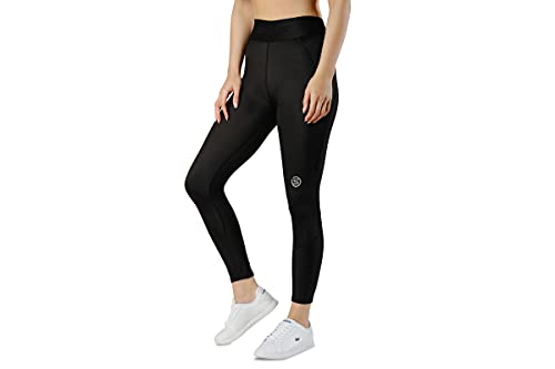 Skins Damen Serie-3 Performance Compression 7/8 Tights Kompressionshose, Schwarz, S von Skins