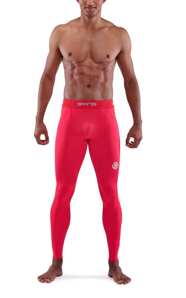 Skins Funktionshose 1-Series Tight Long (enganliegend, Kompression) rot Herren von Skins