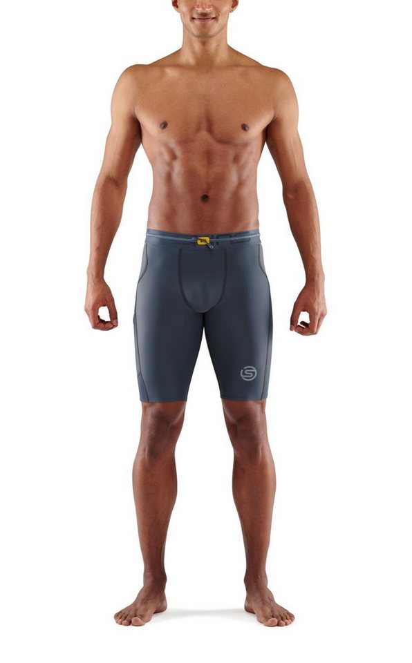 Skins Funktionshose 3-Series Half Tight Short (enganliegend) charcoalgrau Herren von Skins