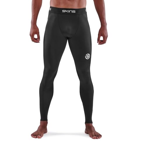 Skins Herren Series-1 Men's Compression Long Tights Kompressionshose, Schwarz, Mittel von Skins
