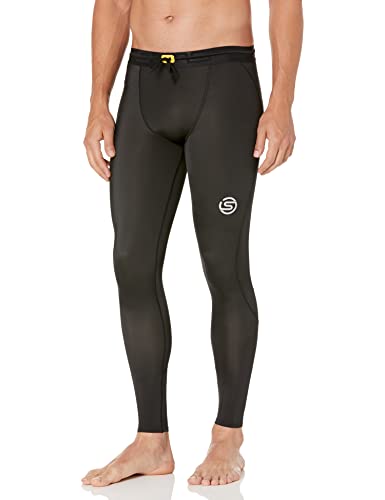 Skins Herren Series-3 Performance Compression Travel and Recovery Tights Kompressionshose, Schwarz, Mittel von Skins