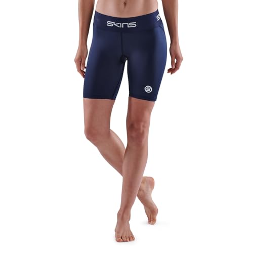 Skins Series-1 Half Tights Damen blau Größe M 2022 Laufsport Shorts von Skins