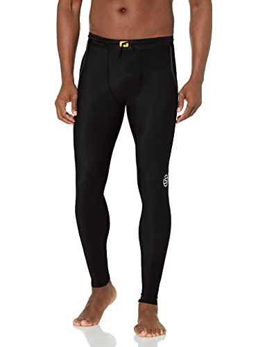 Skins Series-3 Lange Thermo-Tights Herren schwarz Größe S 2021 Laufsport Hose von Skins