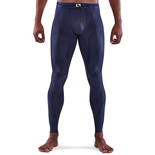 Skins Series-5 Lange Tights Herren blau Größe L 2022 Laufsport Hose von Skins