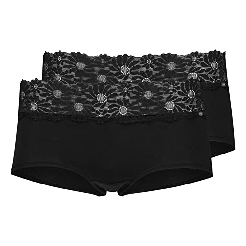 Damen Pant 2er Pack Schwarz 40 von Skiny