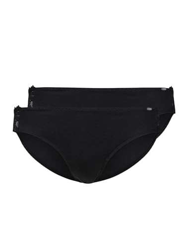 Damen Rio Slip 2er Pack Schwarz 44 von Skiny