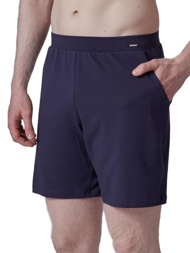 Herren Hose kurz Blau M von Skiny