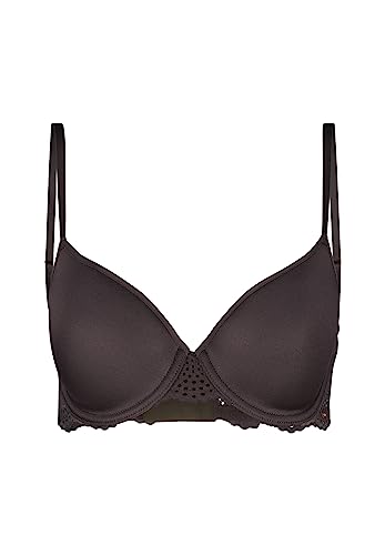 SKINY Damen Bamboo Lace 080584 Molded Bra, Truffle Grey, 85C von Skiny