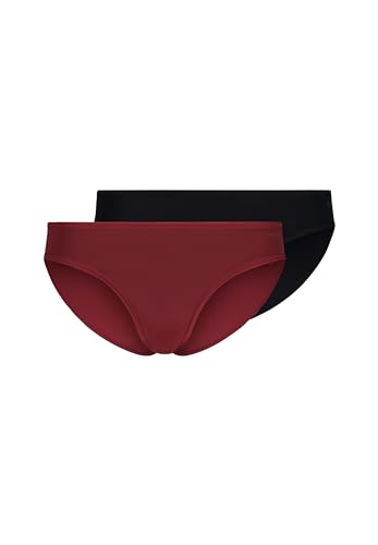 SKINY Damen Micro Advantage 085722 Briefs, garnetblack Selection, 42 (2er Pack) von Skiny