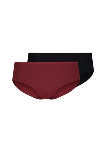 SKINY Damen Micro Advantage 085723 Hipster Panties, garnetblack Selection, 42 (2er Pack) von Skiny