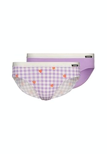 SKINY Mädchen Cotton Elastic Multipack 030032 Slip, Strawberry Check Selection, 152 (2er Pack) von Skiny