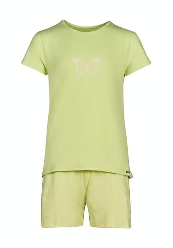 SKINY Mädchen Night Pyjama 030068 Pyjamaset, Green Butterfly, 152 von Skiny