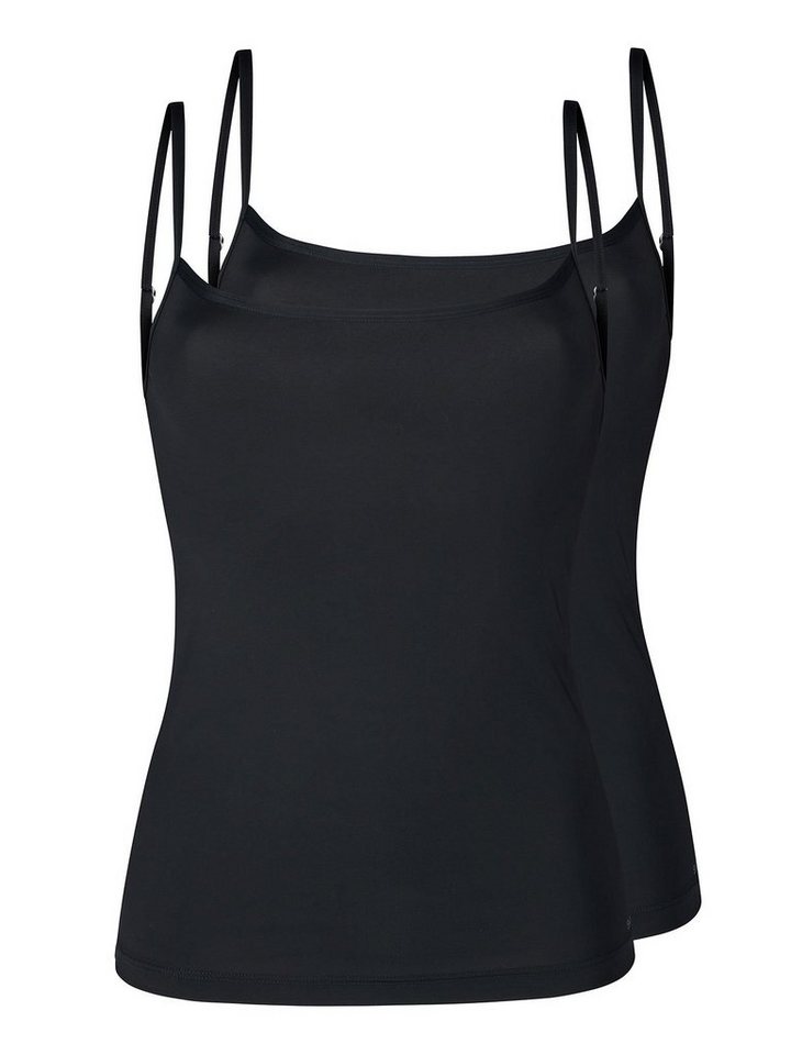 Skiny Achseltop Damen Spaghettishirt 2er Pack Micro Advantage (Packung, 2-St) - von Skiny