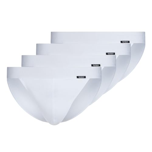Skiny - Basic - Slip/Unterhose - 4er Pack (L Weiß) von Skiny