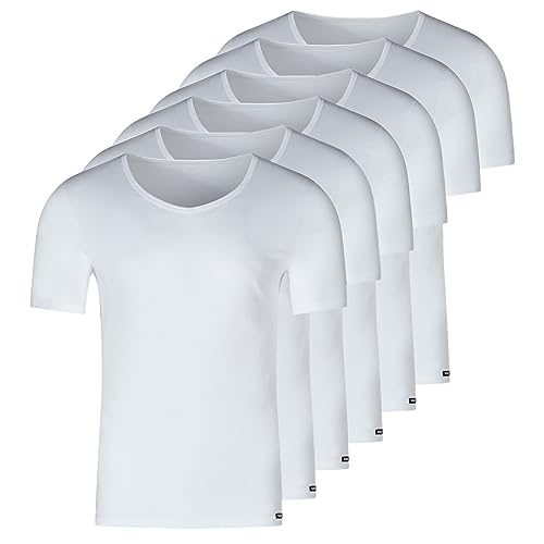 Skiny - Basic - Unterhemd/Shirt Kurzarm - 4er Pack (XXL Weiß) von Skiny