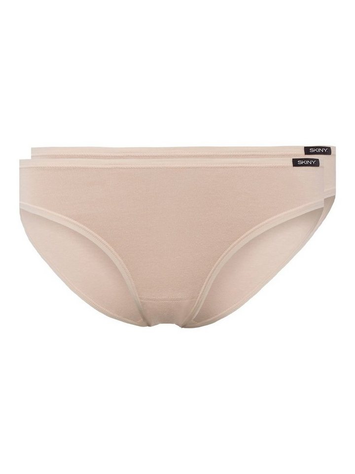 Skiny Bikinislip Damen Rio Slip 2er Pack Cotton Advantage (Packung, 2-St) extra flache Nähte von Skiny