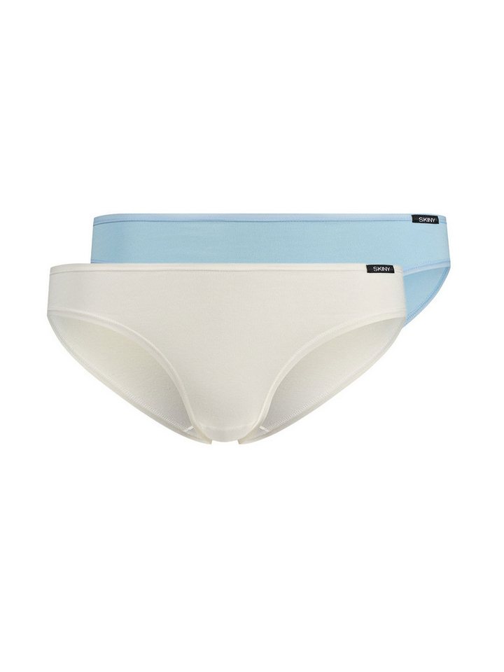 Skiny Bikinislip Damen Rio Slip 2er Pack Cotton Advantage (Packung, 2-St) extra flache Nähte von Skiny