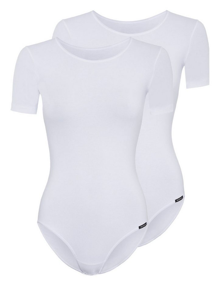 Skiny Body 2er Pack Body kurzarm Cotton Bodies (Packung, 2-tlg) nachhaltig von Skiny