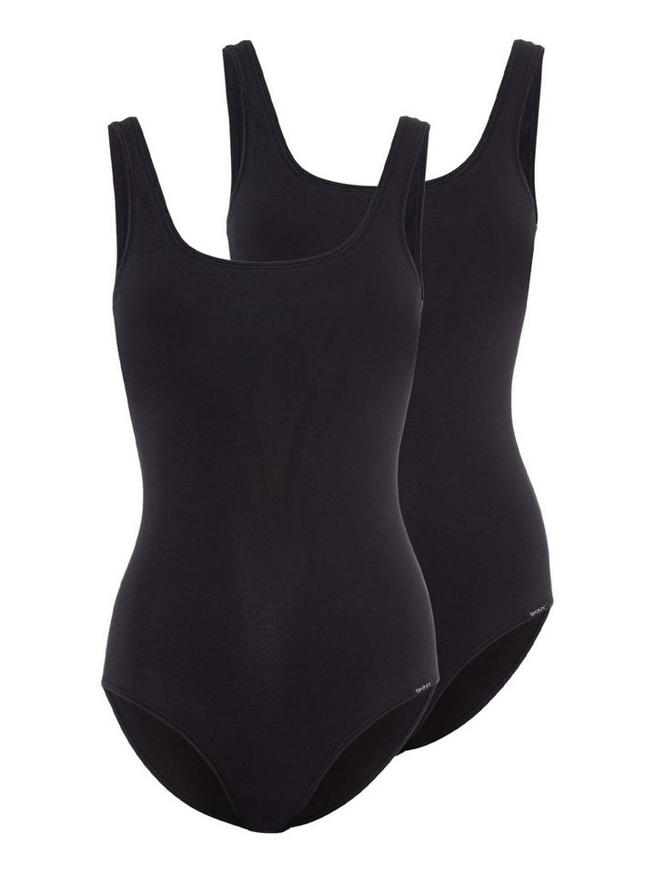 Skiny Body 2er Pack Body ohne Arm Cotton Bodies (Packung, 2-tlg) - von Skiny