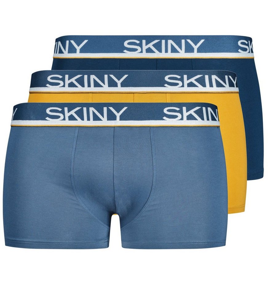 Skiny Boxershorts 3er Pack Skiny Herren Boxershorts (3-St) Modisches Design 3er Pack von Skiny