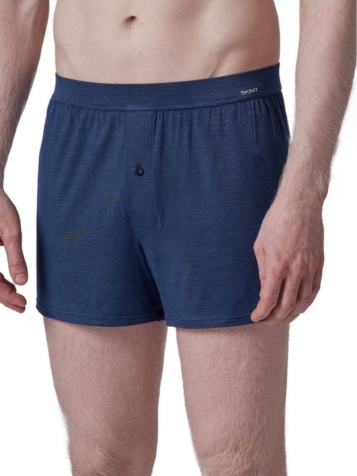 Skiny Boxershorts Herren Boxer Shorts Cooling Deluxe (Stück, 1-St) biologisch abbaubar von Skiny