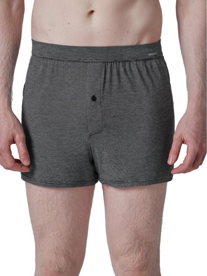 Skiny Boxershorts Herren Boxer Shorts Cooling Deluxe (Stück, 1-St) biologisch abbaubar von Skiny