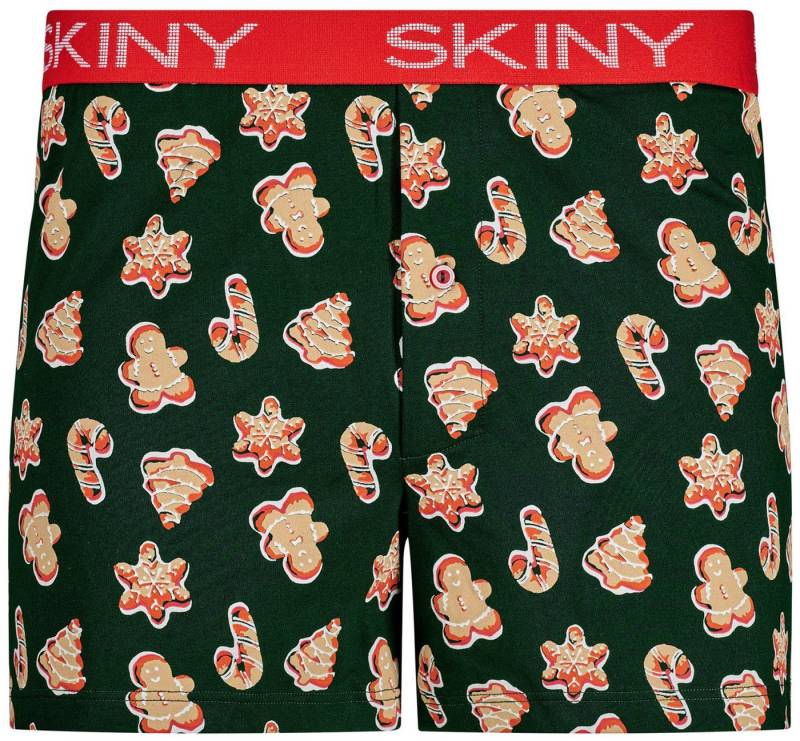 Skiny Boxershorts Skiny Herren Boxer Shorts (1-St) Modisches Design von Skiny