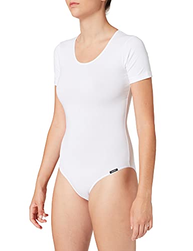 Skiny Damen Skiny Damen Kurzarm Cotton Bodies Formender Body, WeiÃŸ, 40 EU von Skiny