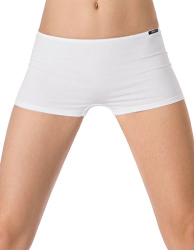 Skiny Damen Skiny Damen Cotton Essentials Panties, Weiß, 40 EU von Skiny