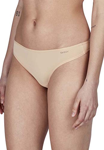 Skiny Damen Advantage Micro 2er Pack String, Beige (Beige 2409), (Herstellergröße: 38) von Skiny