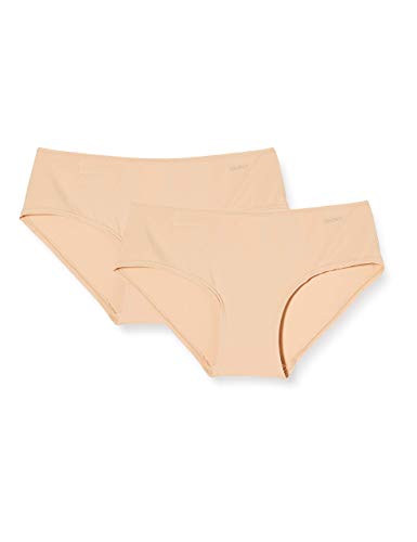 Skiny Damen Advantage Micro Panty 2er Pack Panties, Beige (Beige 2409), (Herstellergröße: 40) von Skiny