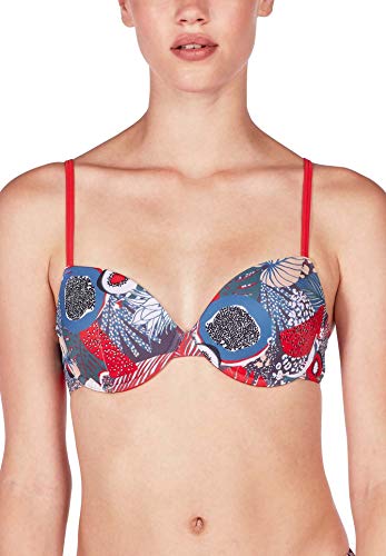 Skiny Damen Bikini Bügel-Top Pool Bikinioberteil, Mehrfarbig (Bittersweet Fruit 5016), Keine Angabe (Herstellergröße: 85 C) von Skiny