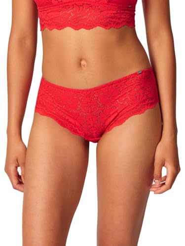 Skiny Damen Cheeky Panty Wonderfulace 081165 Gr. L in high Risk red von Skiny