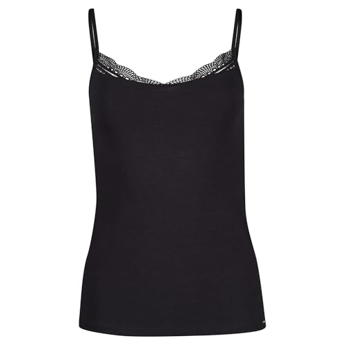 Skiny Damen Classicotton Unterhemd, Schwarz, Small Skiny Damen Classicotton Unterhemd, Schwarz, Small von Skiny