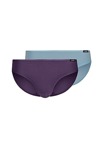 SKINY Damen Cotton Advantage 082653 Briefs, lavenderaqua Selection, 42 (2er Pack) von Skiny