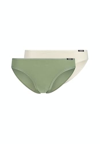 SKINY Damen Cotton Advantage 082653 Slip, Greenbay Selection, 44 (2er Pack) von Skiny