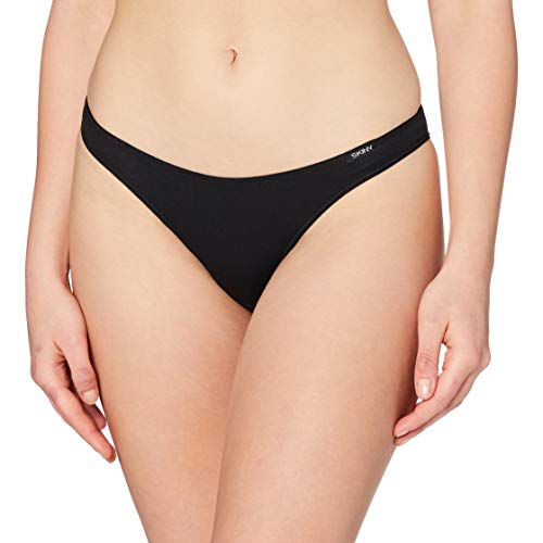 Skiny Damen Skiny Damen Low Cut Rio Cotton Essentials Brazilian Slip, 42, black EU von Skiny