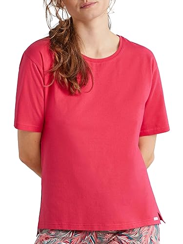 Skiny Damen Every Night 080618 Pyjamaoberteil, Raspberry, 40 von Skiny