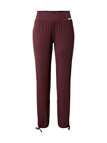 Skiny Damen Hose lang Pyjamaunterteil, aubergine, 36 von Skiny