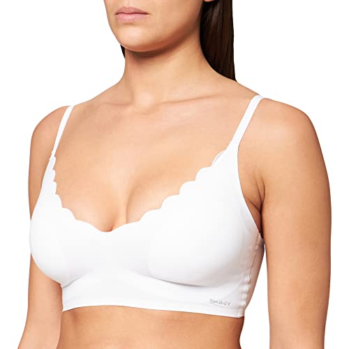 Skiny Damen Micro Lovers herausnehmbare Pads Bustier, Weiß (White 0500), 36 von Skiny