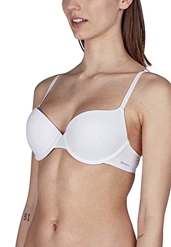 Skiny Damen Micro Lovers Push-Up BH, Weiß (White 0500), 70A(Herstellergröße: 70 A) von Skiny