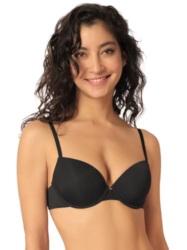 Skiny Damen Micro Essentials T Shirt BH, Schwarz, 80A EU von Skiny